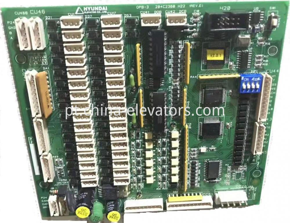 Hyundai Elevator Opb-3 Board / 204C2360 H22 Hyundai Elevator OPB-3 Board / 204C2360 H22